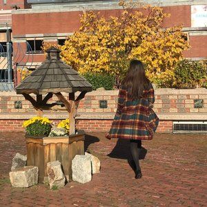 Rachel Zoe - Plaid oversized coat